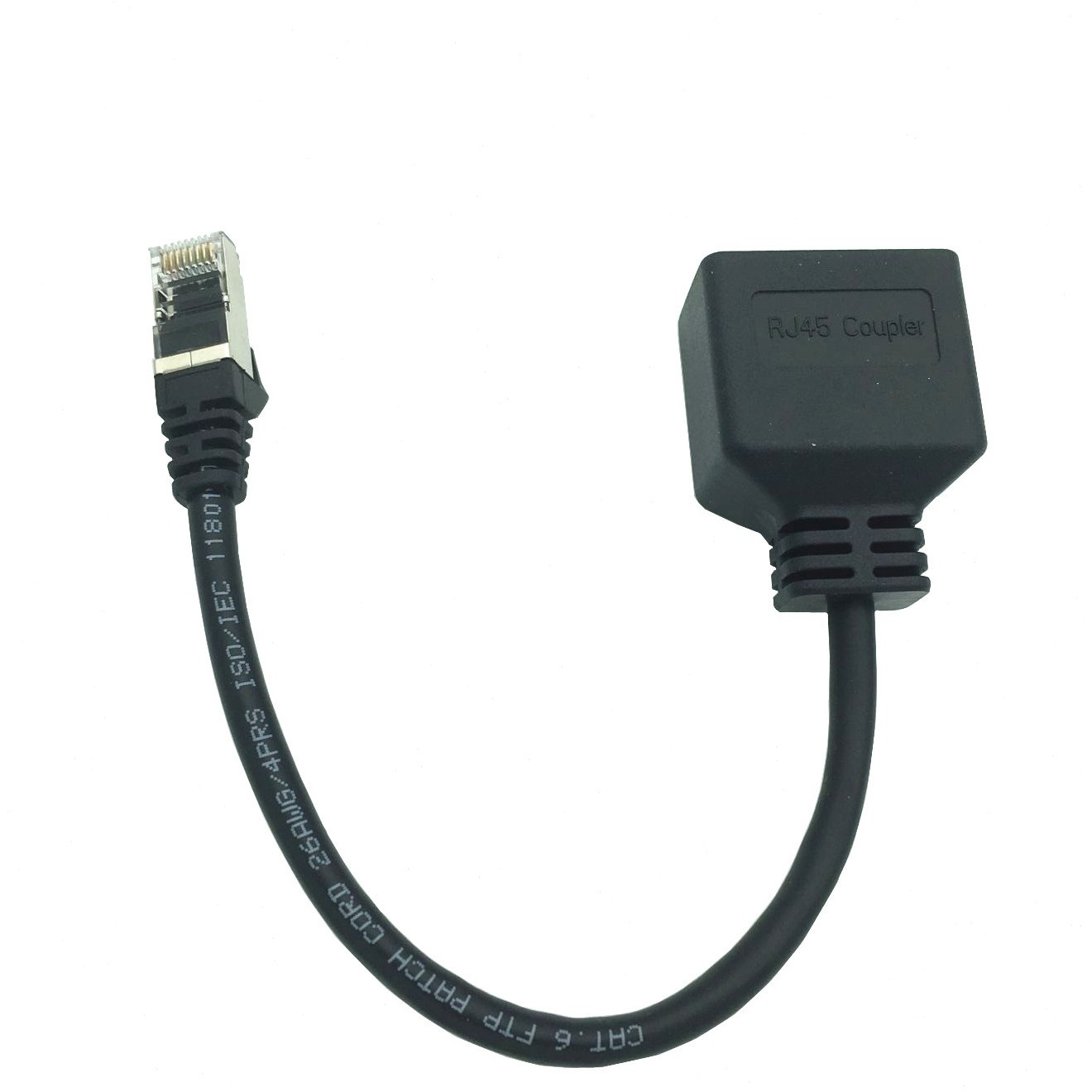 甄选网线分线器 网络连接器 网线一分二转接头rj45同时上网IPTV宽