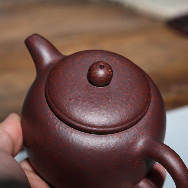 范氏缘纯宜兴手紫工紫砂壶泡茶壶吴海良原矿朱PJF砂陶鲍尊壶