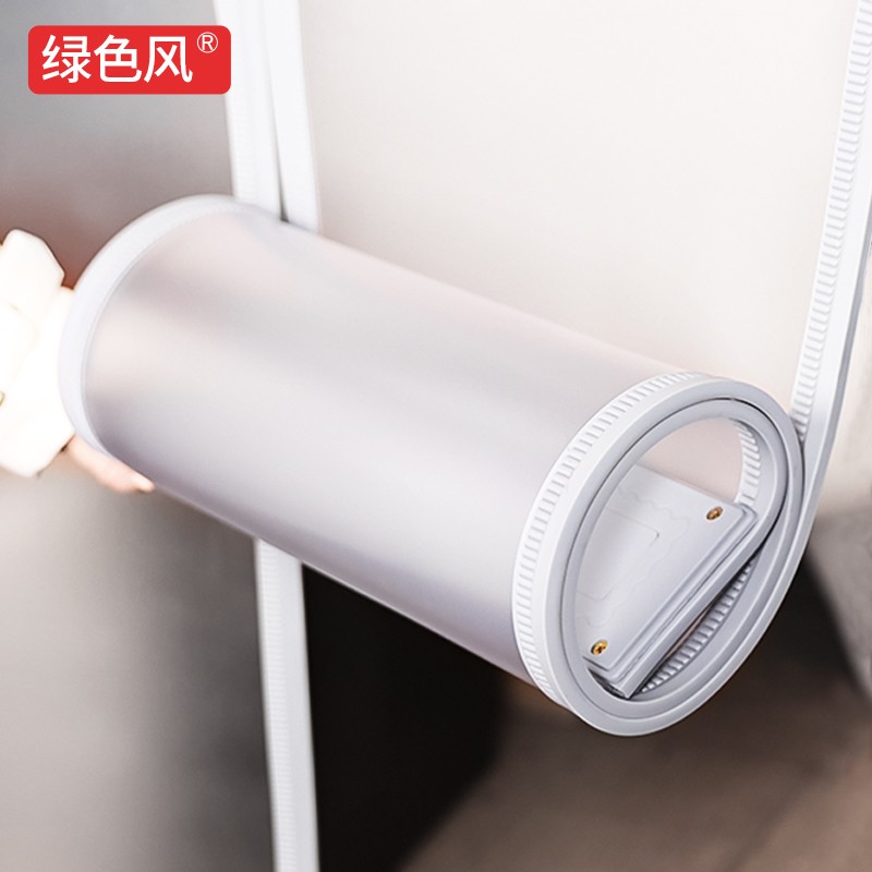 不透明空调门帘夏季防蚊挡风店铺商用F家用磁吸自吸塑料pvc隔断帘