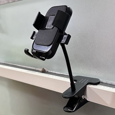 桌面直播大力夹软管手机支架懒人支架摆摊手机夹三轮车路摊手机架