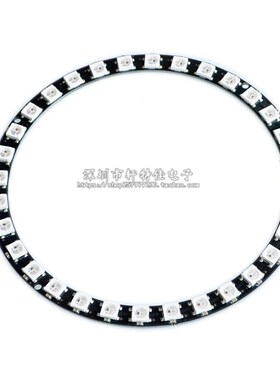 32位 WS2812B 5050 RGB LED 内置全彩驱动彩灯 圆形开发板