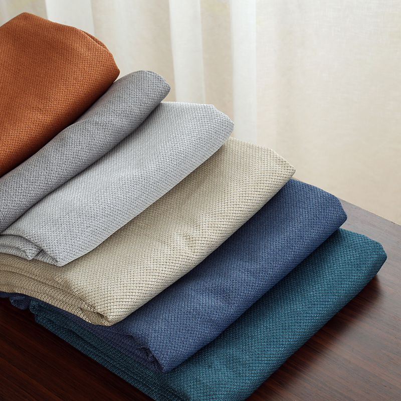 大尺寸会议桌布布艺简约办公茶桌长方形商务纯色台布亚麻桌旗定制