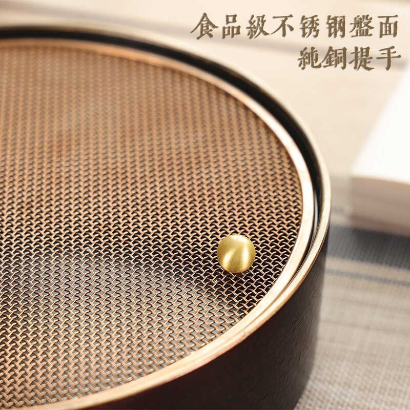 小型户外旅行储水茶盘便携式圆形不锈钢沥水茶托盘办公室家用一人图片