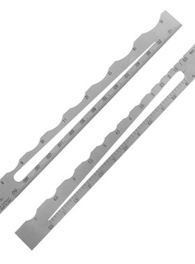 日本亲和测定企鹅不锈钢半径规直径规多功能测量尺 73570 73571