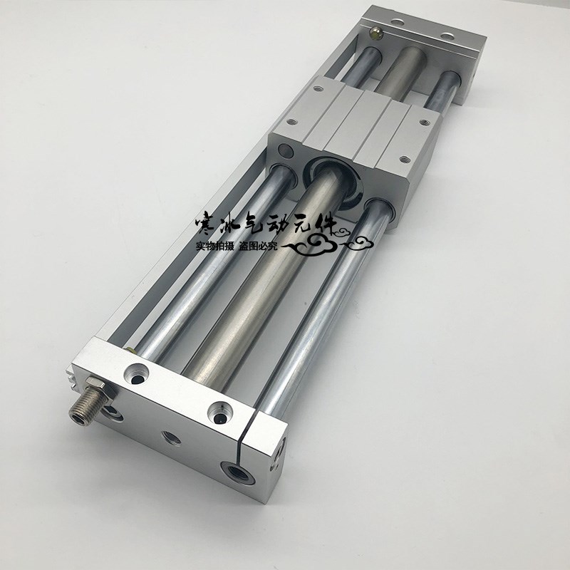 LDAQD磁偶无杆气缸CY1S10/15/20/25/32/40-100-1000滑台带导轨RMT