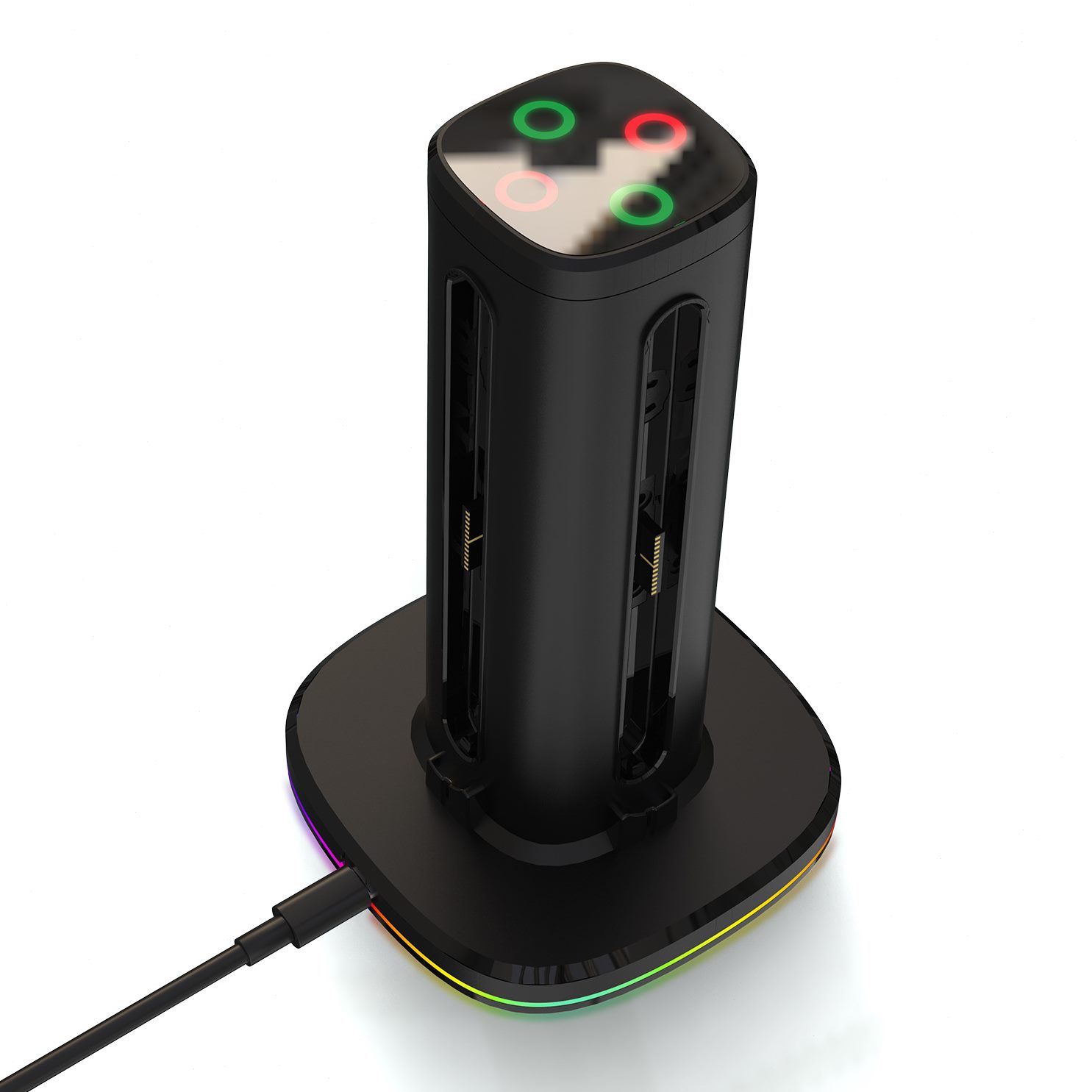 甄选Switch2左右手柄四充电器NS无线手柄快速充电座JoyCon手柄充