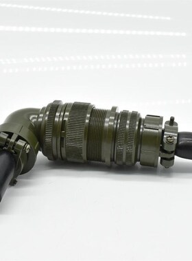 5015系列航空插头MS3108A28-11P连机器22芯弯头转直头