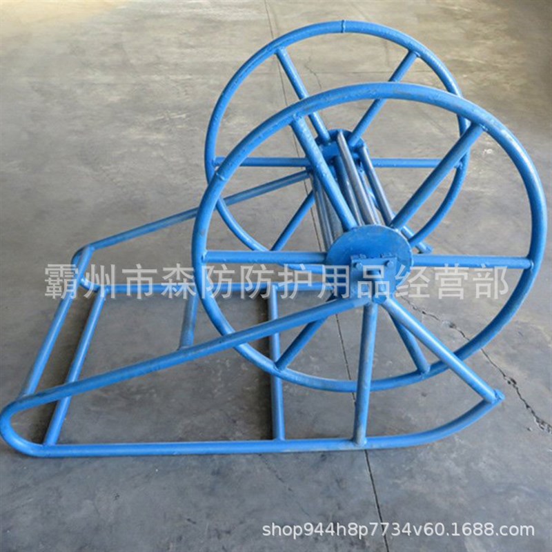 SE-2J防扭钢丝绳放线盘架1400*720*530电力用牵引线盘收放绳盘架
