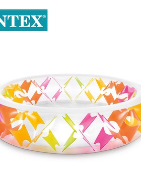 intex 56494 彩色成人家庭戏水池充气游泳池儿童海洋球池