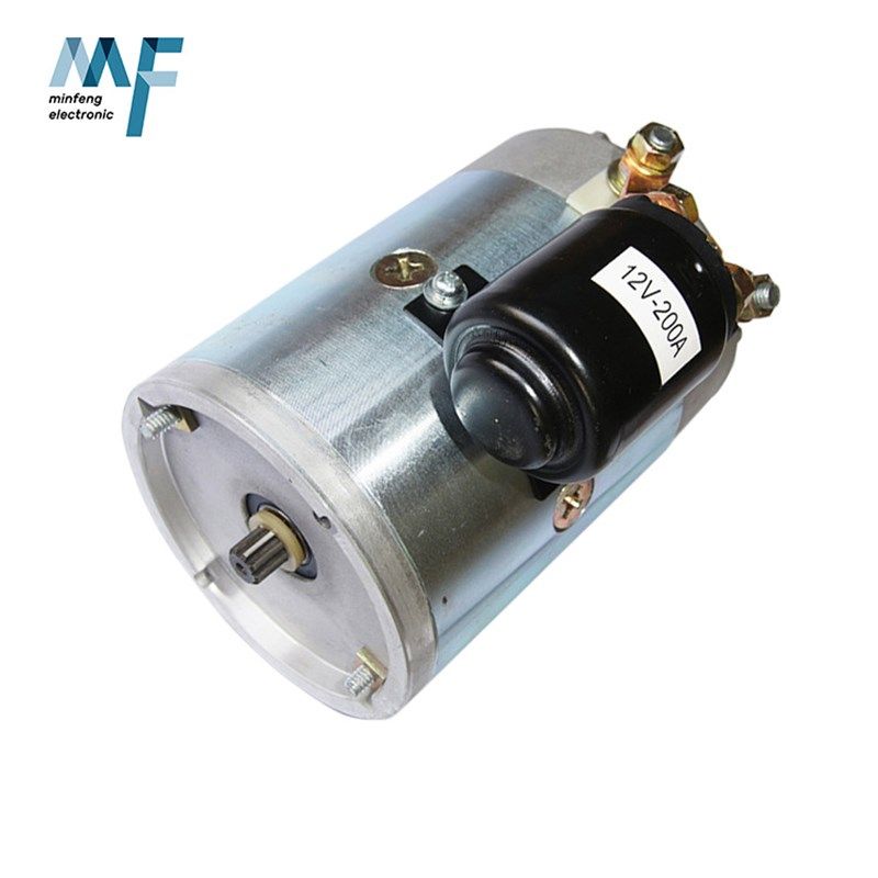 12V 1.6KW 24V 2.2KW 堆高车液压油泵直流电机马达 九齿