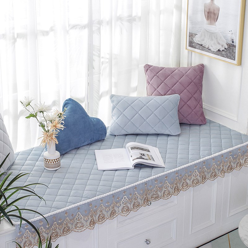 飘窗垫子窗台垫四季通用轻奢风简约防滑可机洗网红卧室阳台垫定做