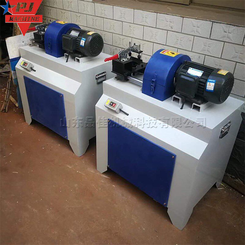 圆型木工机械 矿井支柱制造木圆棒机 拖布杆擀面杖制造木棒设备