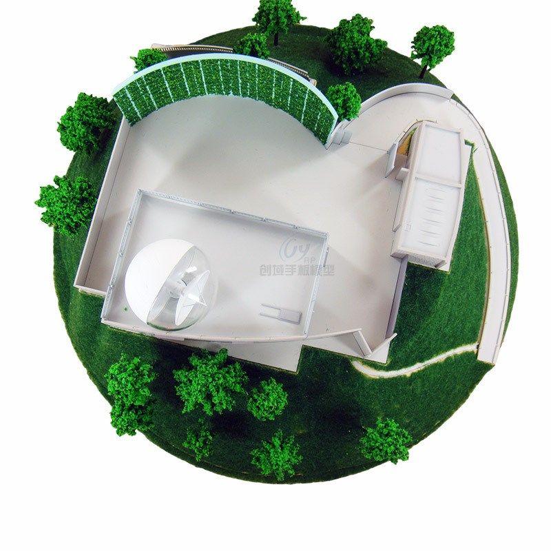 树脂 3d打印建筑沙盘模型手板快速成型加工3D建筑模型手板打印