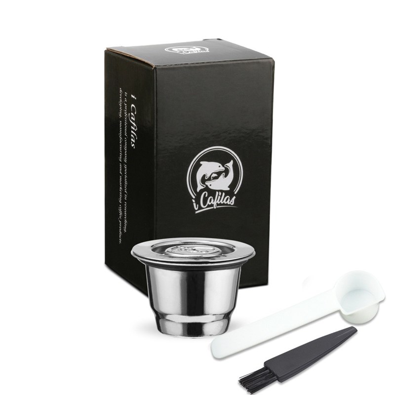 升级版咖啡胶囊杯nespresso油脂款胶囊套装兼容雀巢不锈钢咖啡壳