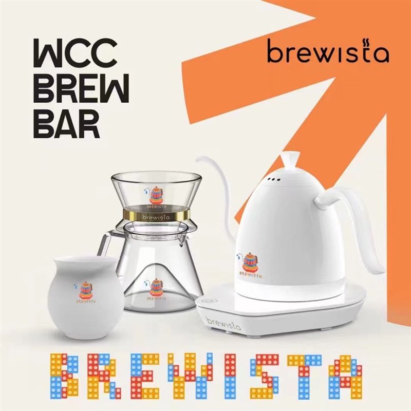 brewista哥本哈根世界赛纪念款手冲温控壶咖啡壶蛋糕滤杯品鉴杯
