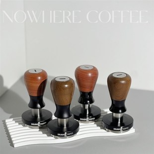 一键式 巴西Bravo品牌 咖啡粉锤 胡桃木头款 压粉功能压粉器 TAMPER