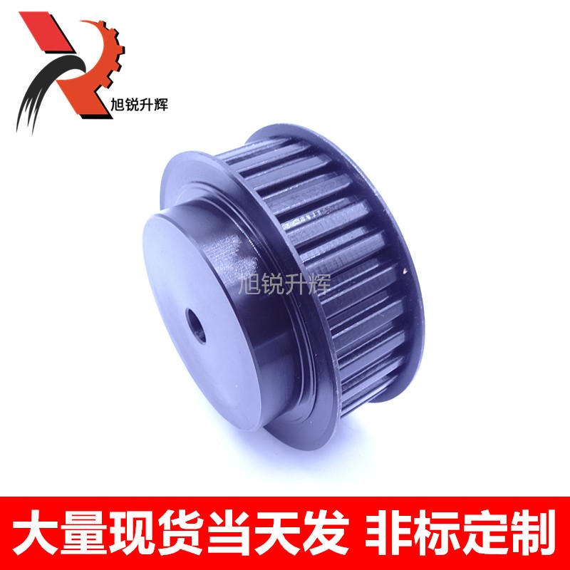 45号钢同步轮现货L 32齿 带宽19 带宽25 带台带挡边