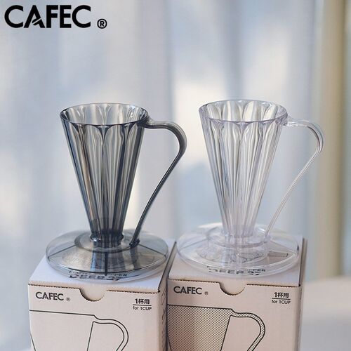 日本三洋CAFEC V27度滤杯一人手冲咖啡滴滤杯花瓣锥形FLOWER DEEP