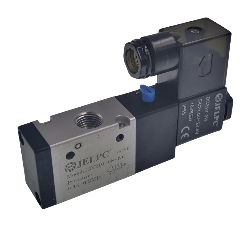 JELPC佳尔灵电磁阀二位三通J3V210-08 3V310-10 3V410-15  BM520