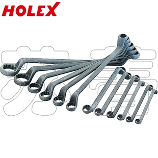 德国霍夫曼HOLEX星型梅花扳手套装 弯头 磷化处理 8件套 10件套