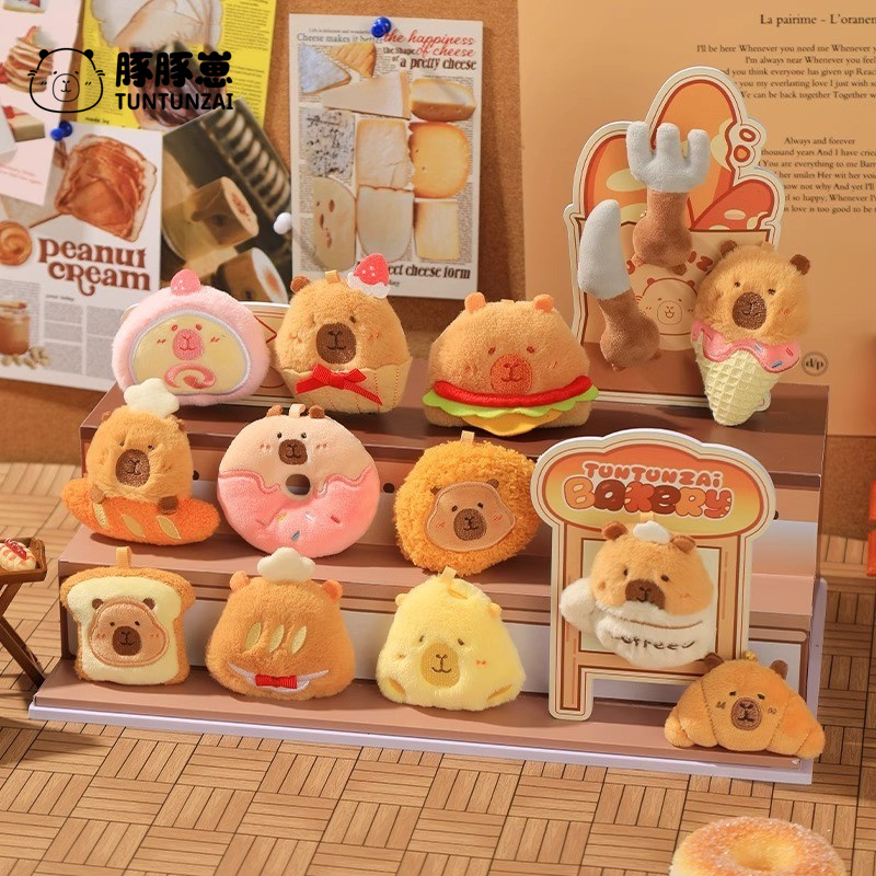 豚豚崽烘焙坊冰箱贴端盒