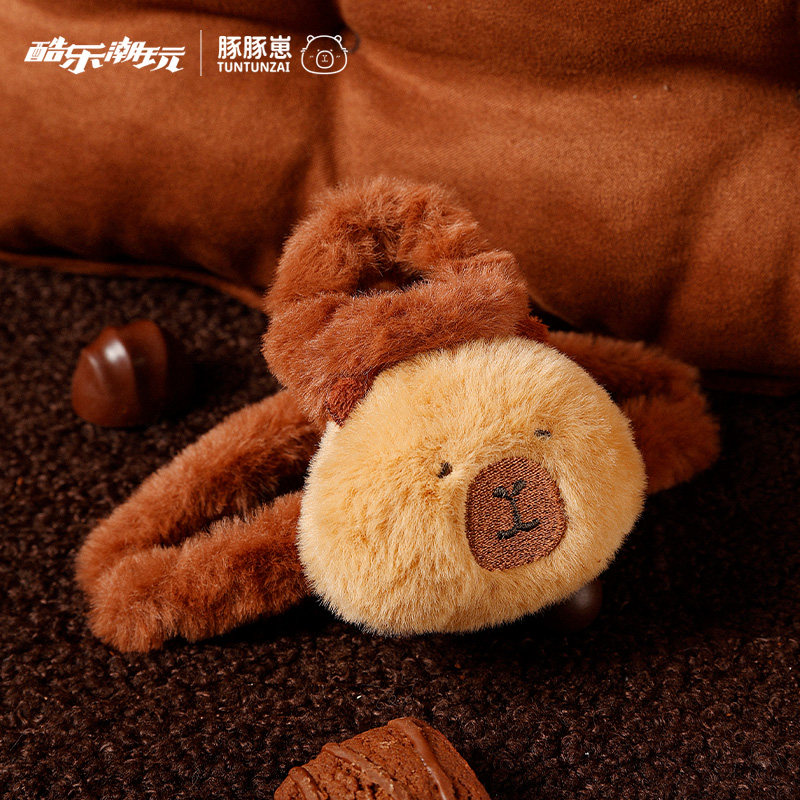 豚豚崽巧克力工坊系列可爱发夹发圈可爱卡通卡皮巴拉毛绒发抓发箍,模玩/动漫/周边/娃圈三坑/桌游,动漫手表/项链/饰品,淘宝优惠券,粉丝福利购,淘宝优惠卷