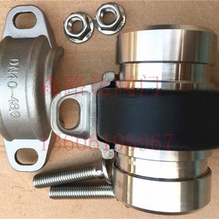 316L拷贝林卡箍 300不锈钢25kg沟槽管接头哈夫节抱箍 短接套DN20