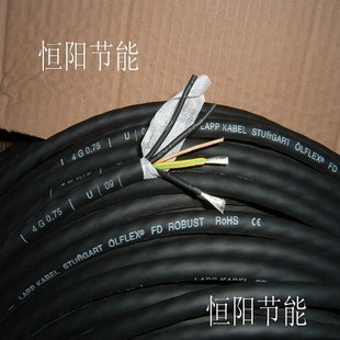 0026502 1平方电缆线耐曲拖链控制高柔ROBUST 0026510进口4芯075