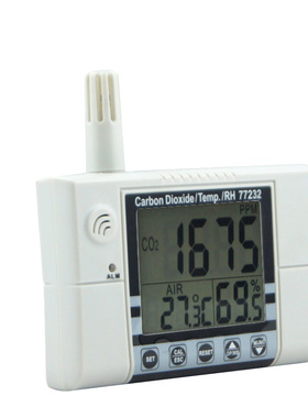 台湾衡欣高精度二氧化碳检测仪 CO2测试仪可控制通风系统 AZ77232