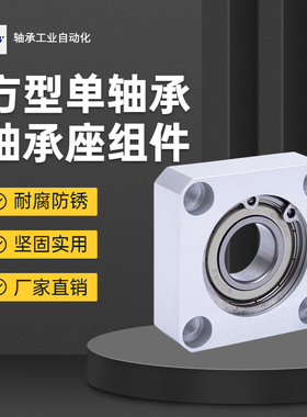 方法兰带座轴承座组件固定座单轴承BASA6002 6204ZZ BGSAB BFF33