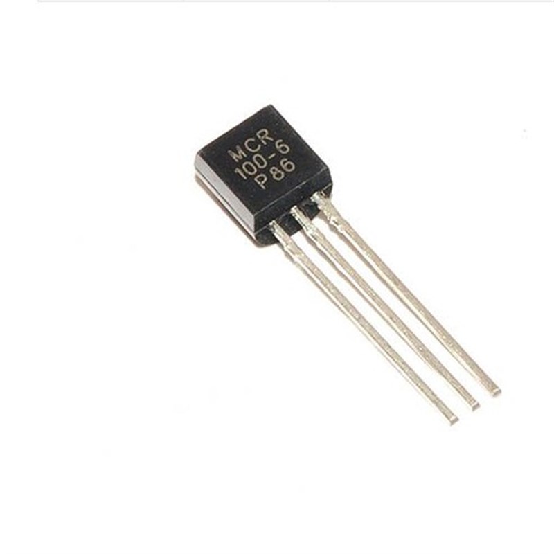 MCR100-6 TO-92 晶闸管 单相可控硅 100-6   (100个=8元)