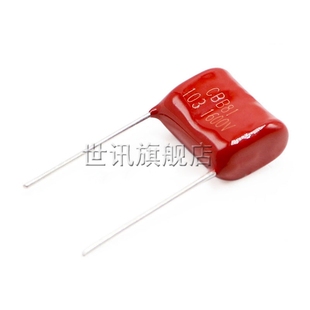 22金属化薄膜电容器1600V103K 20个 10NF 脚距15MM 0.01UF CBB21