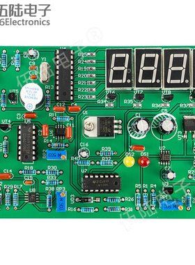 频率测量及红外线反射式测距电路焊接套件电子DIY制作JS-56-272