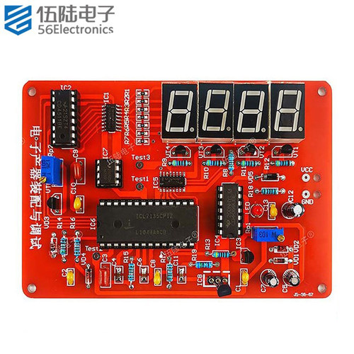 ICL7135数字温度仪电子产品装配与调试竞赛套件焊接组装JS-56-67
