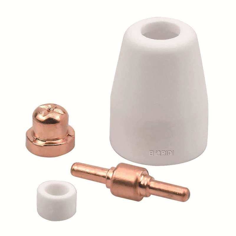 跨境温州40A/PT31等离子切割配件 LG40电极喷嘴保护罩分流器64PCS