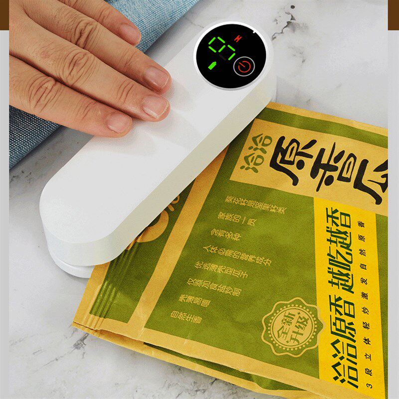 迷你手压式封口机小型家用便携茶叶袋铝箔袋塑料袋自动热缩膜充电
