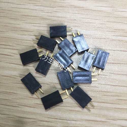 1X2P 1*2P 2P 单排排母 间距2.54MM  直脚 直针 单排直插母座