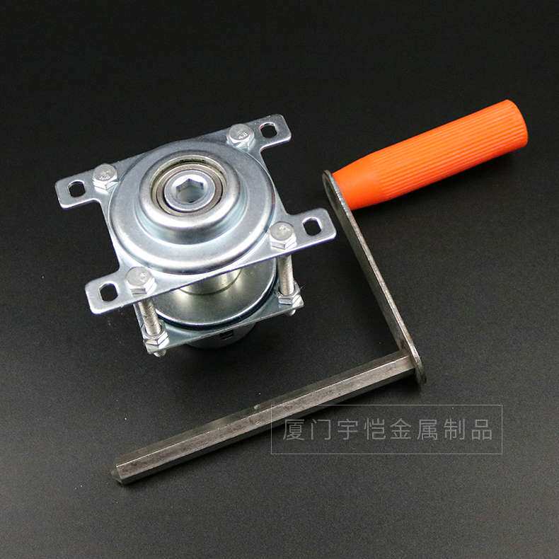 j8内置升降器户外旗杆手摇手搅盘手摇手摇配件旗杆绳器绕线器杆g3