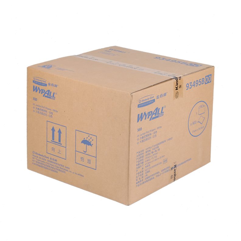 甄选金佰利 WYPALL* X60工业用擦拭布大卷式93495B吸水去油污无尘
