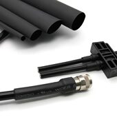 甄选现货双壁热缩套管带胶4倍热缩管4：1收缩含胶阻燃双壁管热缩