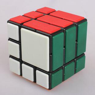 三阶捆绑魔方 3层 限制旋转魔方 Bandaged Cube Slices 梯色