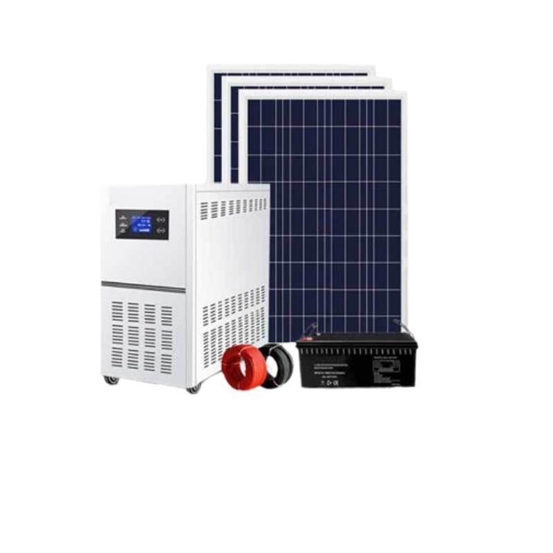 小型屋顶太阳能光伏离网发电站 1千瓦光伏太阳能发电系统