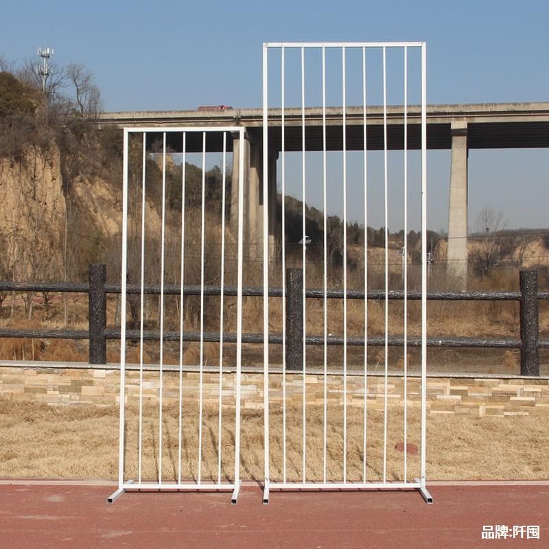 新款婚庆道具铁艺方框线条屏风婚礼舞台背景装饰橱窗几何花架摆件