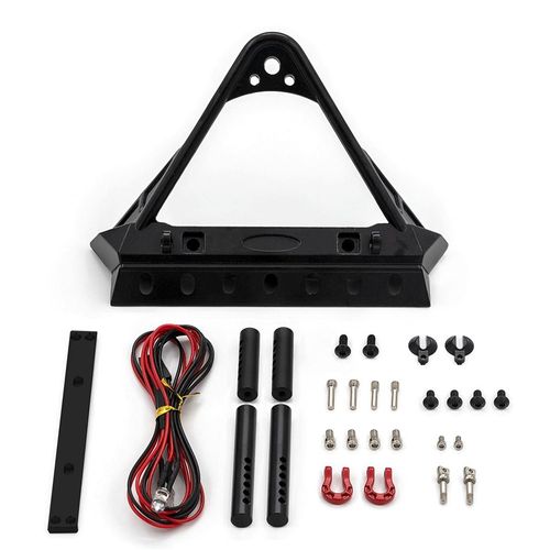 1/10攀爬越野模型车 通用前防撞改装OP升级件 T4 TRX4 90046等用