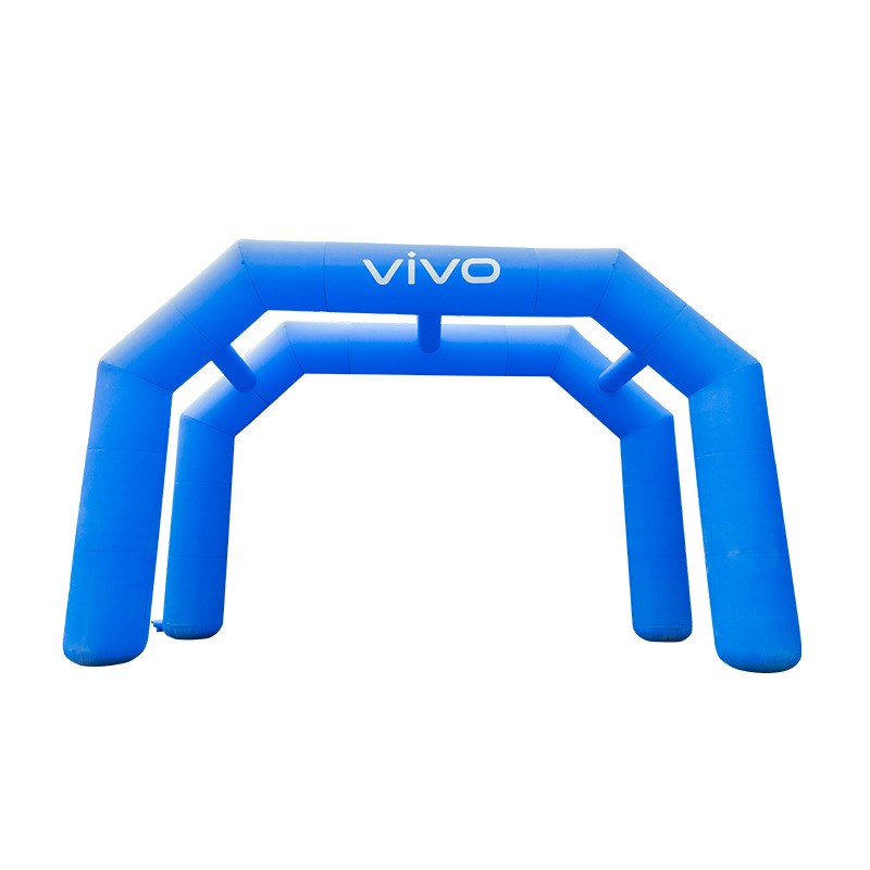 直供 户外展览庆典活动双充气拱门开业陈美防晒遮阳 气模制作