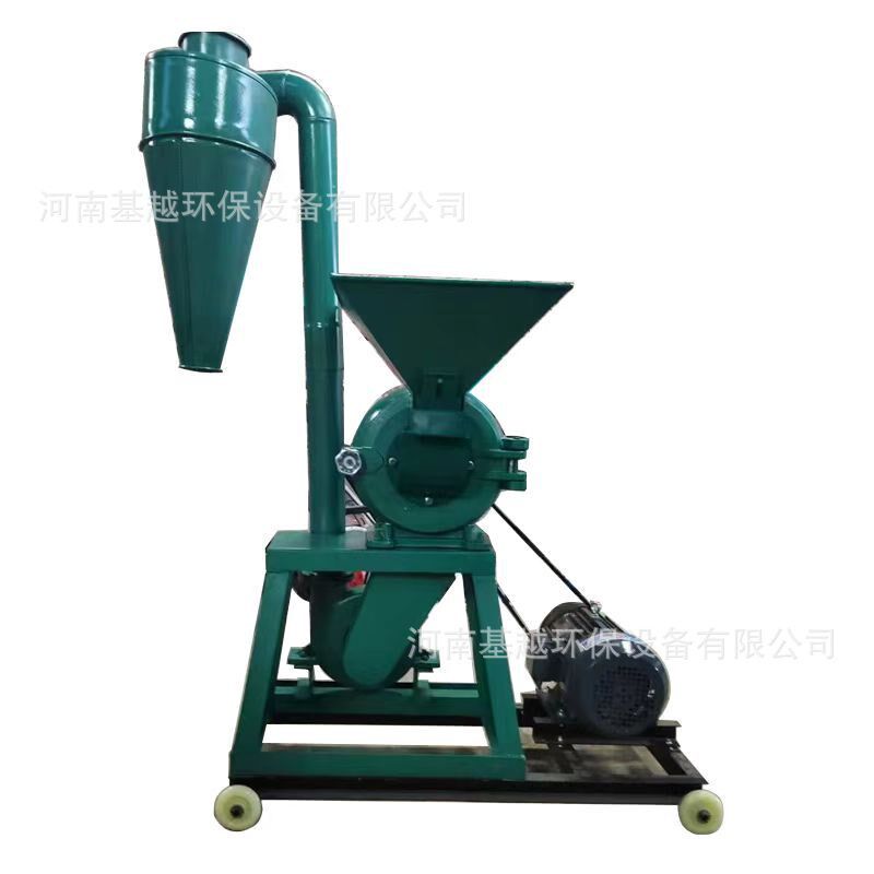 小型家用青稞齿盘粉碎机木薯干打粉机玉米粮食细磨粉机工厂现货