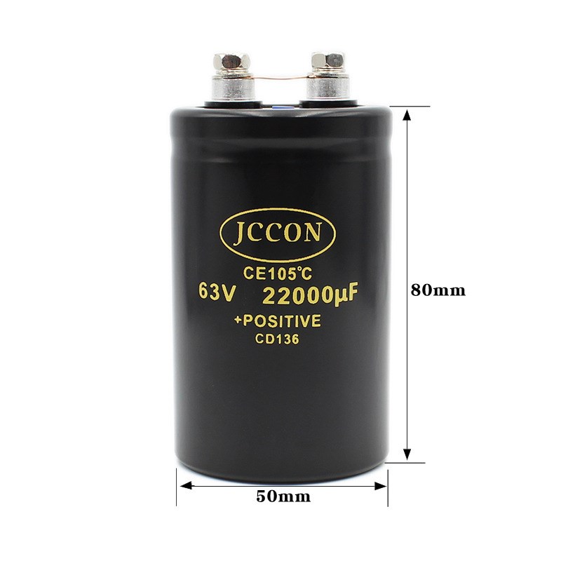 63v22000uf 63v JCCON全新 变频器焊机螺栓/螺丝脚大电容50x80