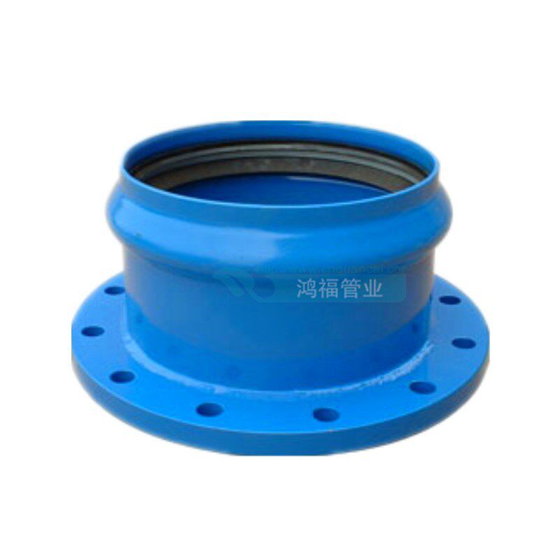 钢制承盘短管 PVC-O塑料管道钢塑法兰转换接头 平承 钢塑管件定制