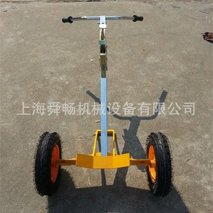 现货供应14寸充气轮手动油桶装卸搬运车 手推式圆捅搬货机