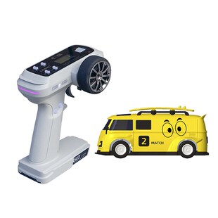 LDARC V64桌面迷你面包车微型遥控车1:64全比例电动小车亲子娱乐